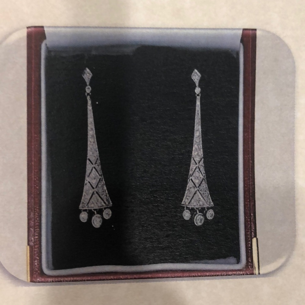 Diamond Chandelier Style Earrings